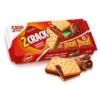 Biscuiti sandwich Roshen 2 CRACK cu cremă de ciocolată 190 g – gust crocant și dulce perfect pentru pauza de cafea Engros