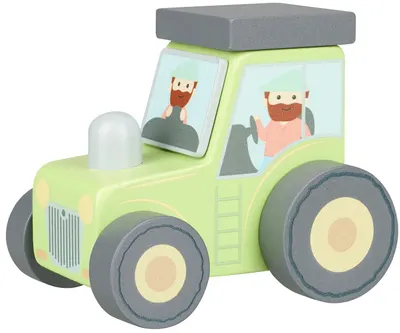 Jucărie din lemn Orange Tree Toys - Tractor