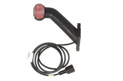 Lumina clarificare dreapta; SUPERPOINT II; portocaliu rosu alb; T4W; suprafata lungime cablu 1650mm; cu brat lung; 24V (cu un dop; cu bec)