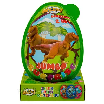 WOOOW "JUMBO" Ou cu Surprize pentru Fete și Băieți, 80g | Cadou Dulce și Distractiv Engros