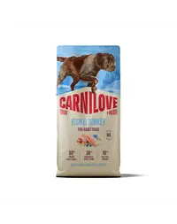 Hrană câini cu pește și curcan CARNILOVE True Fresh Dog Fish and Turkey Adult 12 kg