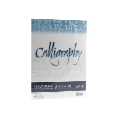 Hartie caligrafica FAVINI Pergamena A4, 190g alb