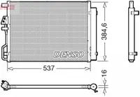 Radiator AC condensator cu uscator potrivit HYUNDAI TUCSON 2.0D 06.15-09.20