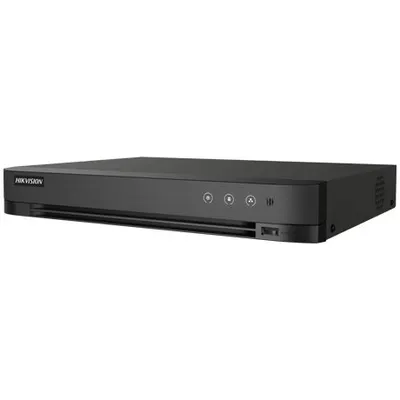 DVR 8 canale Turbo HD AcuSense Hikvision iDS-7208HTHI-M2-SA, 8MP, 2x SATA, alarma 8 IN/4 OUT, audio