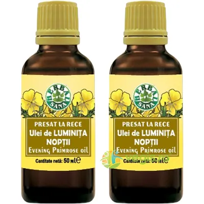 Pachet Ulei de Luminita Noptii Presat la Rece 50ml+50ml