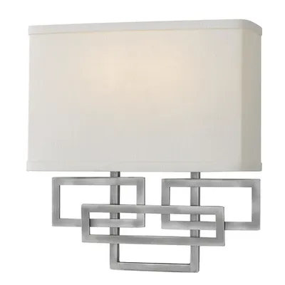 Aplica Lanza 2 Light Wall Light – Antique Nickel