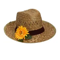 Palarie paie floarea soarelui