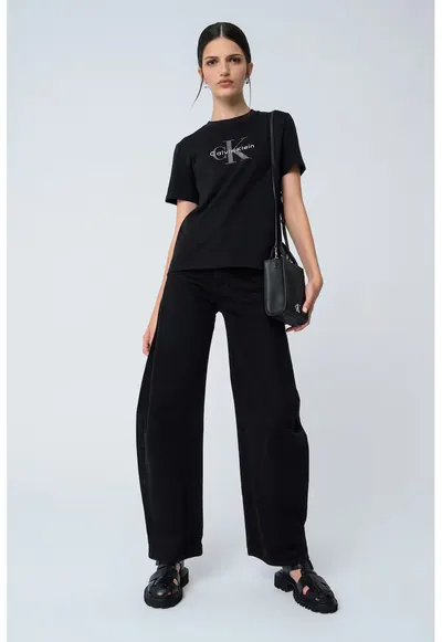 Tricou relaxed fit cu imprimeu logo - Negru/Gri deschis/Alb optic