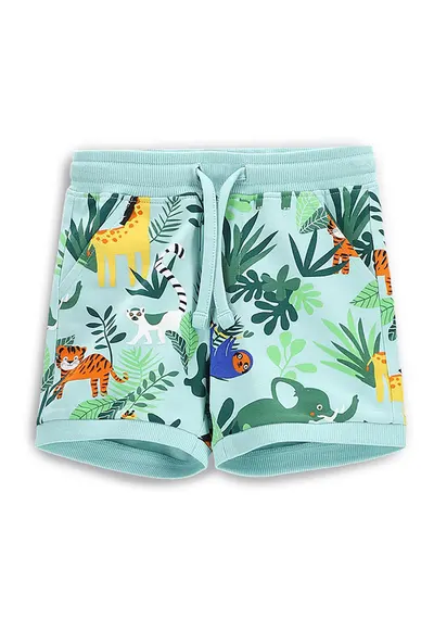 Pantaloni scurti sport baieti WC5121503TBN - Bumbac/Elastan - Verde - Verde