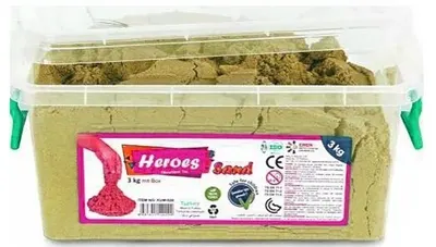 Nisip de joacă Heroes - Culoare naturală, 3 kg