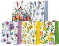 Pungă de cadou PAW - Flowers, 20 x 25 x 10 cm, assortiment