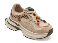 Pantofi sport GRYXX bej, 9052, din nabuc