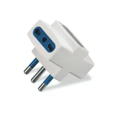 2-Way Adaptorn2p+e-16a-(s17) White 2x2p+e-16a-(p17/11)