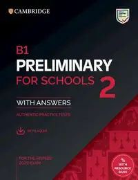 B1 Preliminary for Schools 2 Student's Book with Answers with Audio with Resource Bank - Paperback brosat