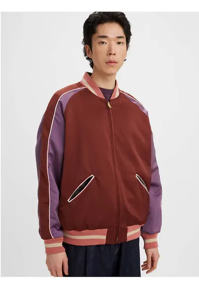 Jacheta Bomber reversibila cu fermoar