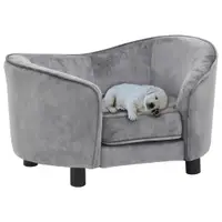 Gossi canapea pentru caini, gri, 69 x 49 x 40 cm, plus