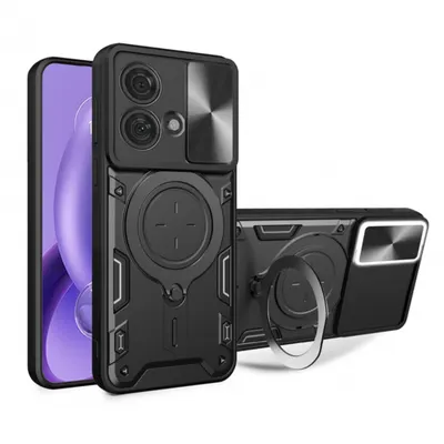 Husa pentru Motorola Edge 40 Neo, Techsuit, CamGuard Pro, Neagra