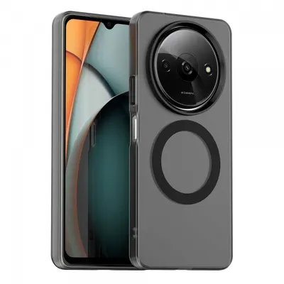 Husa MagSafe pentru Xiaomi Redmi A3x / A3, Techsuit, CandyCase, Neagra