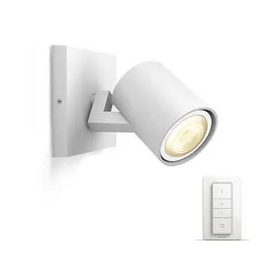 Spot LED aplicat Philips HUE Runner Alb intrerupator dimabil inclus