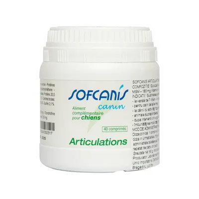 Supliment articulatii caine, Sofcanis articulations, 40 cp