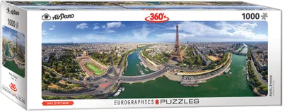 Puzzle panoramic Eurographics din 1000 de piese - Paris, Franta