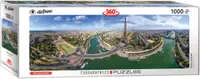 Puzzle panoramic Eurographics din 1000 de piese - Paris, Franta