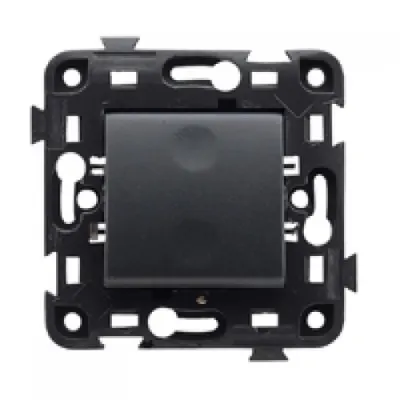 Buton cu revenire 10Ax Negru ECO60