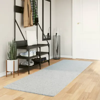 vidaXL Covor HUARTE, fir scurt, moale și lavabil, albastru, 80x250 cm