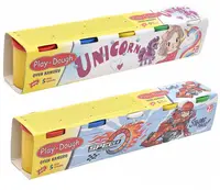 Set creativ Heroes - Plastilină naturală, 5 culori, sortiment
