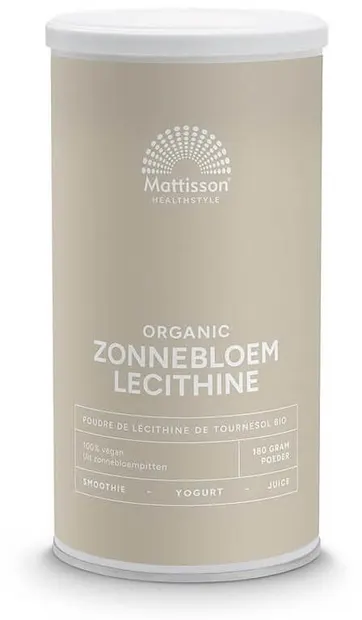 Organic Sunflower Lecithin, 180 g, Mattisson Healthstyle