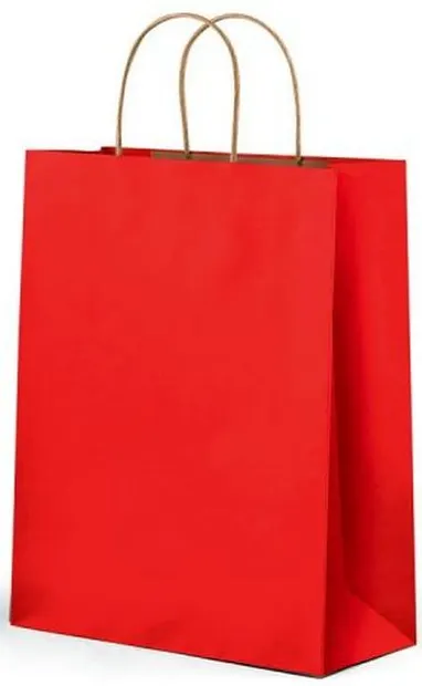 Punga pentru cadou Lastva - roșu, 25 х 31 х 10 cm