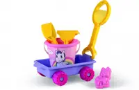 Carucior cu unelte pentru nisip si galetusa inclusa Unicorn