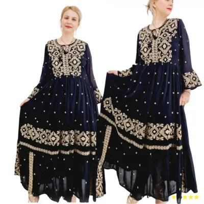 Rochie Traditionala cu broderie Melania 2