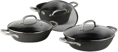 Set de oale din fontă BOJ - New Classic, 3 piese