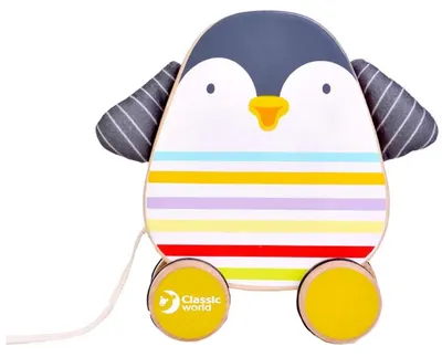 Jucarie de tras Classic World - Pinguin