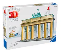 Puzzle 3D Ravensburger din 324 de piese - Poarta Brandenburg, Berlin 3D