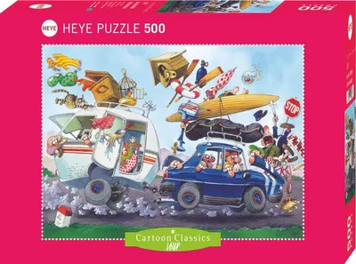 Puzzle Heye din 500 de piese - Călătoria nebună