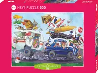 Puzzle Heye din 500 de piese - Călătoria nebună
