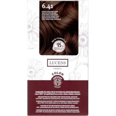 Vopsea de Par fara Amoniac Blond Inchis Aramiu Cenusiu 6.41 50ml
