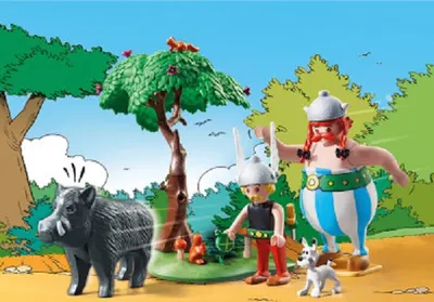 Set de joaca - Asterix - Vanatoarea porcului salbatic