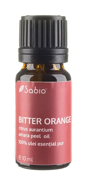 Ulei esential pur portocala amara, 10ml, Sabio