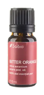 Ulei esential pur portocala amara, 10ml, Sabio