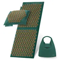 Covoraș mare pentru presopunctură pentru dureri de spate 4FIZJO ECO XL cu pernă