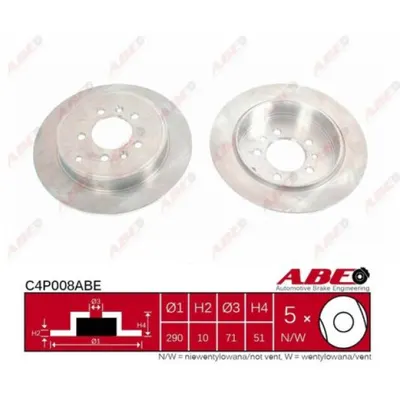 Disc frana ABE C4P008ABE