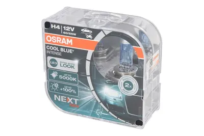 2X Bec Halogen H4 12V Far Auto Cool Blue Intense Osram