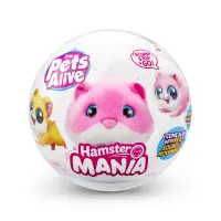 Jucarie de plus, Pets Alive, Hamster, Roz