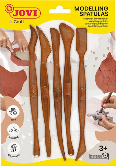 Set de unelte pentru plastilină Jovi - 5 piese
