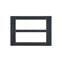 Placa ornament Virna - tehnopolimer gloss finish - 12 module(6+6 OVERLAPPING) - METALLIC SLATE - SYSTEM