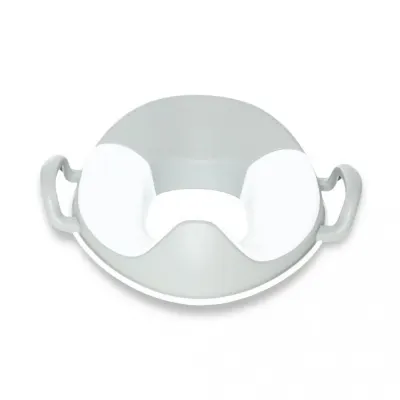 Reductor cu manere pentru toaleta My Trainer Seat Pearl Grey