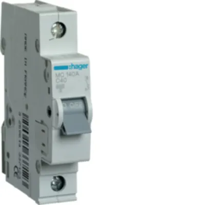 Disjunctor 1P, 40A, 6kA, C, 1M